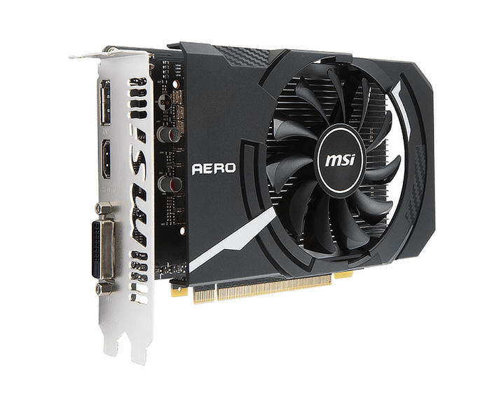 GTX1050TIAEROITX4GOC | MSI Nvidia GeForce GTX 1050 Ti 4GB GDDR5 128-Bit PCI Express 3.0 Video Graphics Card