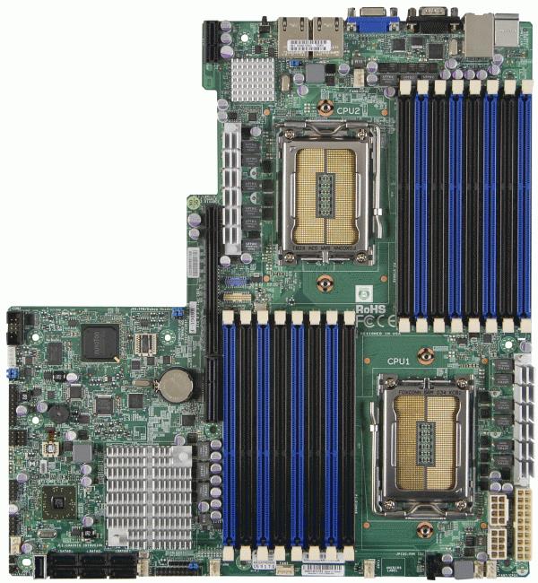 H8DGU-F | SuperMicro AMD SR5670/ SP5100 Chipset Opteron 6000 Series Processors Support Dual Socket G34 LGA1944 Proprietary Server Motherboard
