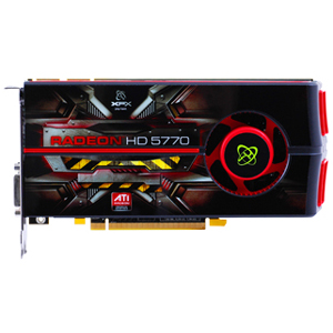 HD577AZNFC | XFX Radeon HD 5770 1GB GDDR5 128-Bit PCI-Express 2.1 x16 Dual DVI / HDMI Graphics Card