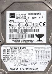 HDD2184 | Toshiba 60GB 5400RPM 16MB Cache 9.5MM IDE/ATA-100 2.5-inch Slim-line Hard Drive