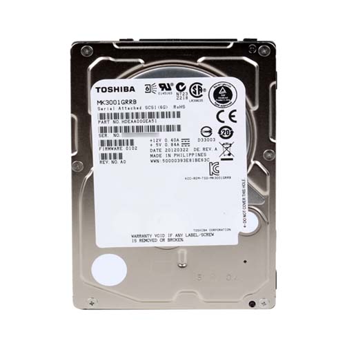 HDEAA00GEA51 | Toshiba 300GB 15000RPM SAS 6Gb/s 32MB Cache 2.5-inch Hard Drive