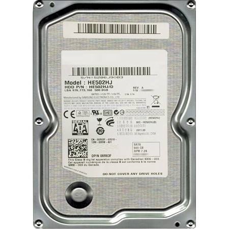 HE502HJ | Samsung Spinpoint F3R 500GB 7200RPM SATA 3Gb/s 3.5-inch 16MB Cache Internal Hard Drive
