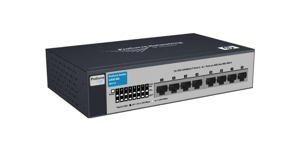 J9559-61102 | HP Procurve 1410-8G Series 8-Port Gigabit Unmanaged Switch