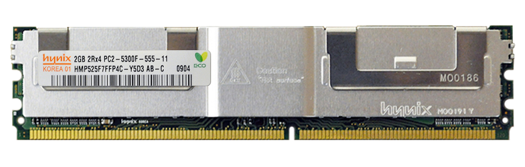 HMP525F7FFP4C-Y5D3 | Hynix 2GB DDR2-667MHz PC2-5300 Fully Buffered CL5 240-Pin DIMM 1.8V Memory Module HMP525F7FFP4C-Y5D3 | Hynix 2GB DDR2-667MHz PC2-5300 Fully Buffered CL5 240-Pin DIMM 1.8V Memory Module