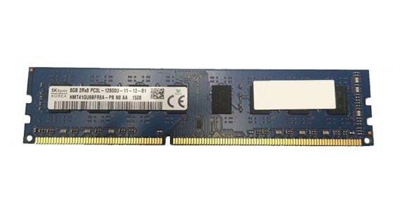 HMT41GU6BFR8A-PBN0 | Hynix 8GB DDR3-1600MHz PC3-12800 non-ECC Unbuffered CL11 240-Pin DIMM 1.35V Low Voltage Dual Rank Memory Module