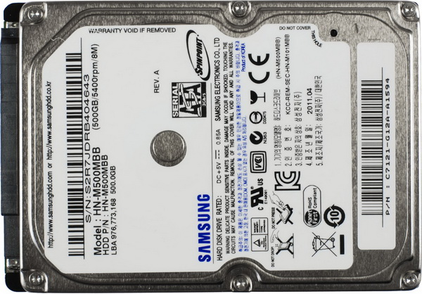 HN-M500MBB | Samsung Spinpoint M8 500GB 5400RPM 2.5-inch 8MB Cache Mobile SATA 3Gb/s Notebook Hard Drive