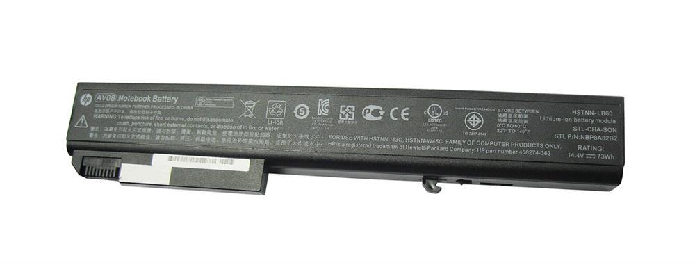 HSTNN-W46C | HP Notebook Battery Li-ion 8-cell Battery for 8530p/8530w/8730w Series Ku533aa