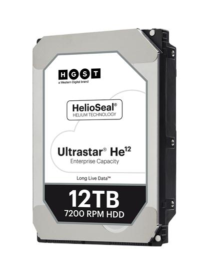 HUH721212ALN600 | HGST Hitachi Ultrastar He12 12TB 7200RPM SATA 6Gbps 256MB Cache (ISE 4Kn) 3.5-inch Internal Hard Drive