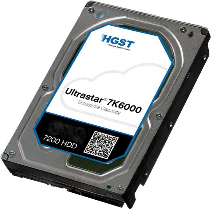 HUS726060ALE614 | HGST UltraStar 7K6000 6TB 7200RPM SATA 6Gb/s 128MB Cache 512E SE 3.5-inch Internal Hard Drive