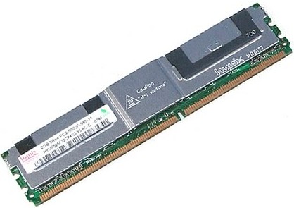 HYMP525F72CP4N3-Y5 | Hynix 2GB 667MHz PC2-5300F CL5 Dual Rank ECC Registered Fully Buffered DDR2 SDRAM 240-Pin RDIMM Memory Module