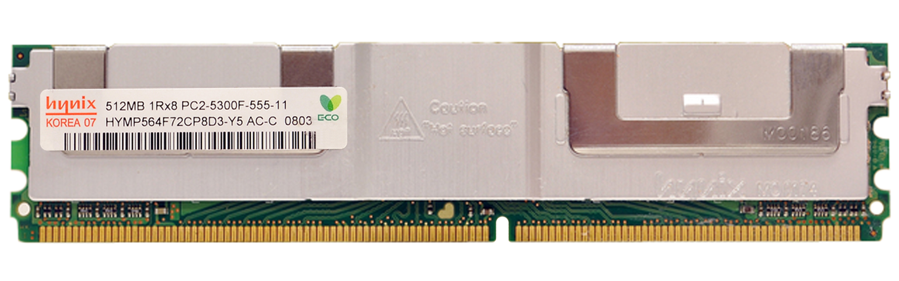 HYMP564F72CP8D3-Y5 | Hynix 512MB DDR2-667MHz PC2-5300 Fully Buffered CL5 240-Pin DIMM 1.8V Memory Module HYMP564F72CP8D3-Y5 | Hynix 512MB DDR2-667MHz PC2-5300 Fully Buffered CL5 240-Pin DIMM 1.8V Memory Module