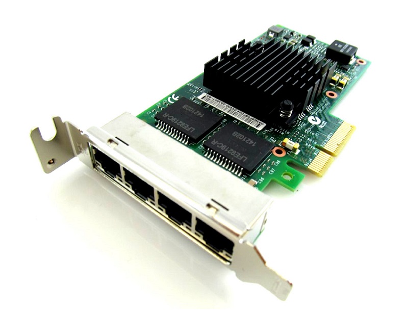 D64202 | Intel PRO/1000PT Quad Port RJ-45 Low Profile PCI-Express Server Adapter