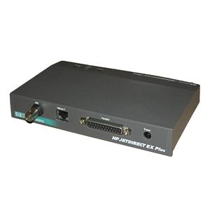 J2591A | HP JetDirect EX Plus 10Mbps Fast Ethernet RJ45/BNC 1-Port x Parallel DB-25 External Print Server