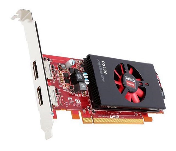 J3G91AT | HP AMD FirePro W2100 2GB GDDR5 PCI-Express Video Card