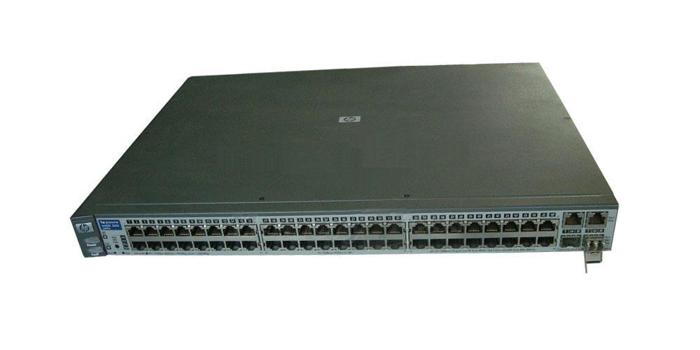 J4899-61301 | HP ProCurve Switch 2650 48 Ports 10Base-T 100Base-TX + 2x10/100/1000Base-T/SFP (mini-GBIC) 1U Rack-Mountable Stackable Ethernet Switch