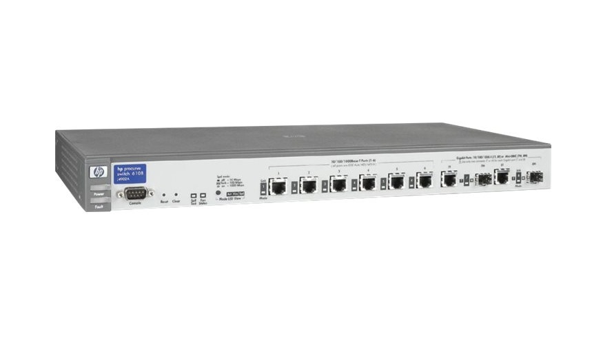 J4902-69001 | HP ProCurve 6108 8-PORT 10/100/1000 Layer 3 Switch