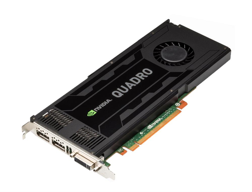 J4F85 | Dell 4GB nVidia Quadro K4200 GDDR5 1x DVI-I 2x Video Graphics Card