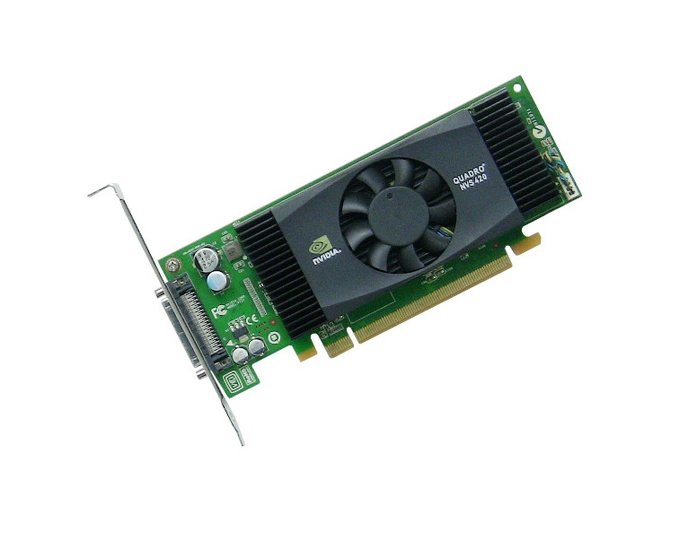 J772M | Dell nVidia Quadro NVS420 512MB 128-bit GDDR3 PCI Express Graphics Card