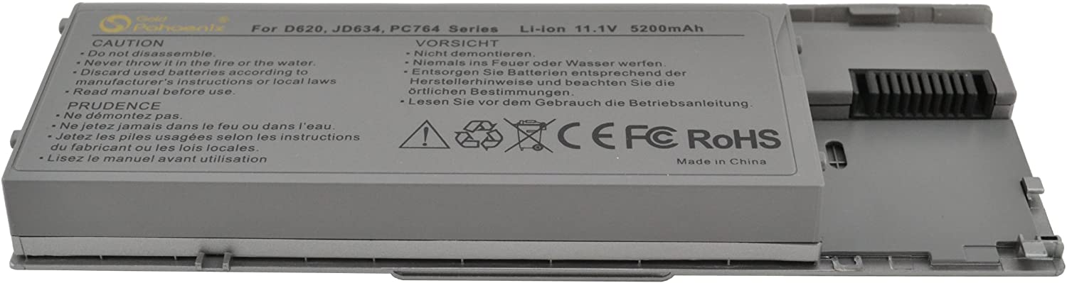 J825J | Dell 6-Cell 11.1V 56WHr Lithium-Ion Battery for Latitude D620 D630