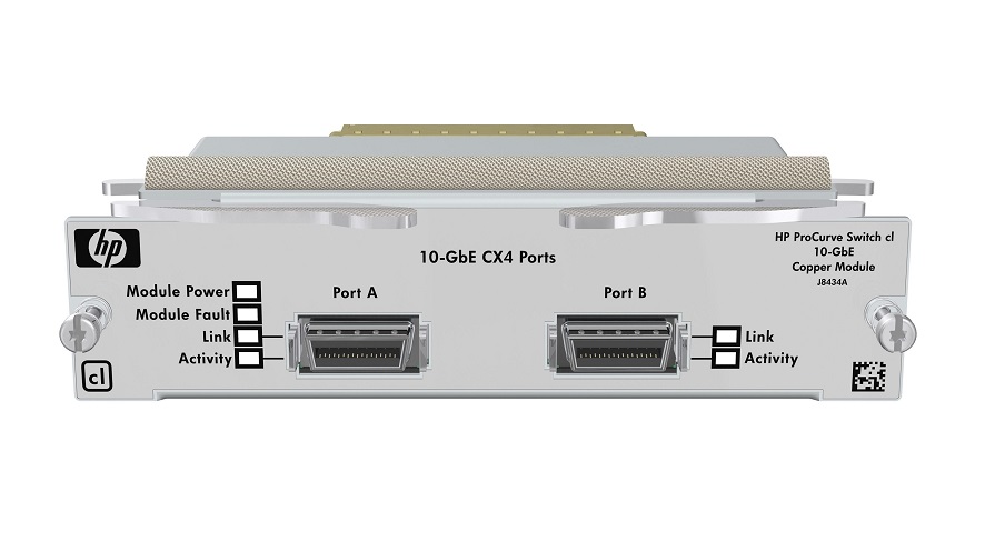 J8434A | HP ProCurve 10GbE CX4 2 Port Copper Module