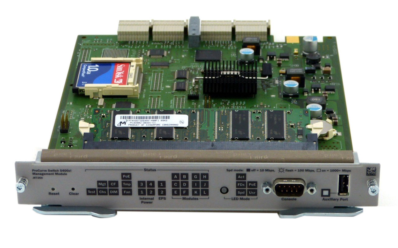 J8726A | HP ProCurve Switch 5400zl Management Module (Ref. Grade A)