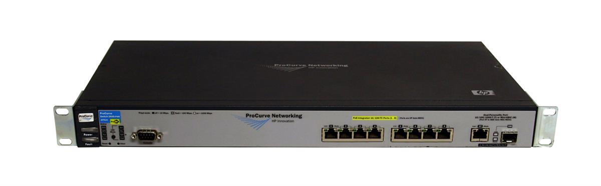 J8762-60001 | HP ProCurve Switch 2600-8PWR 8-Ports Managed Stackable Fast Ethernet Switch