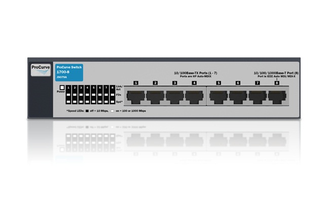 J9079-69101 | HP 1700-8 Switch 7-Ports Managed