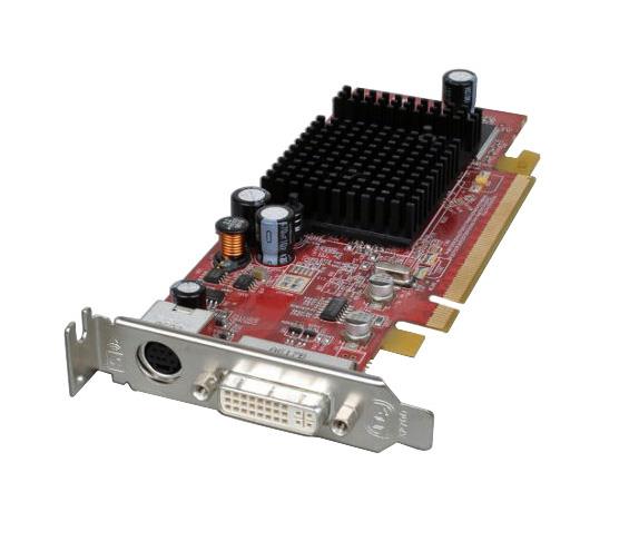 J9133 | Dell ATI RADEON X600 PCI Express 128 MB DDR SDRAM DVI-I/S-VIDEO HH Low Profile Graphics Card