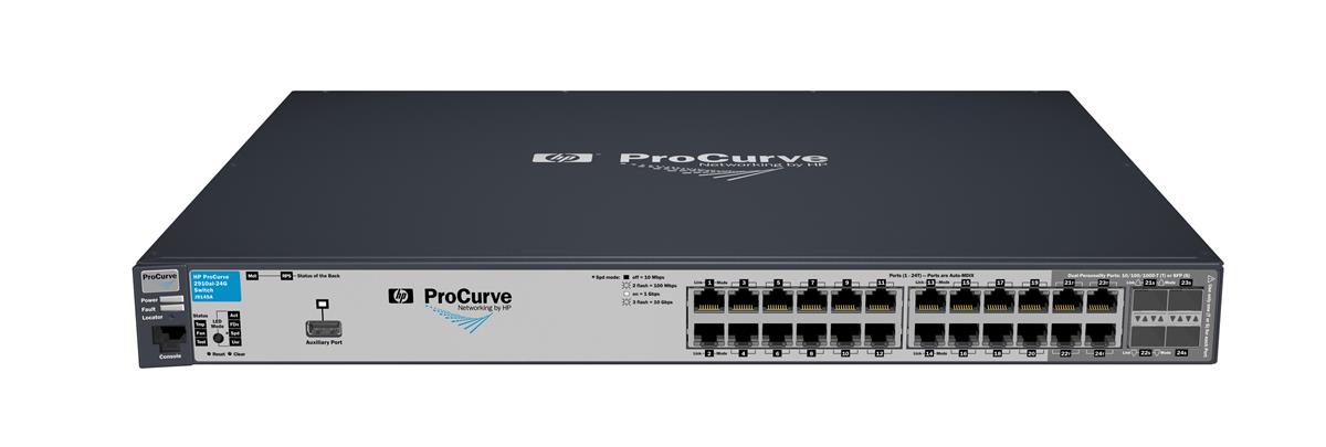 J9145A#ABBR | HP Procurve E2910al-24G 24-Ports + 4 x SFP (mini-GBIC) Stackable Managed Gigabit Ethernet Switch