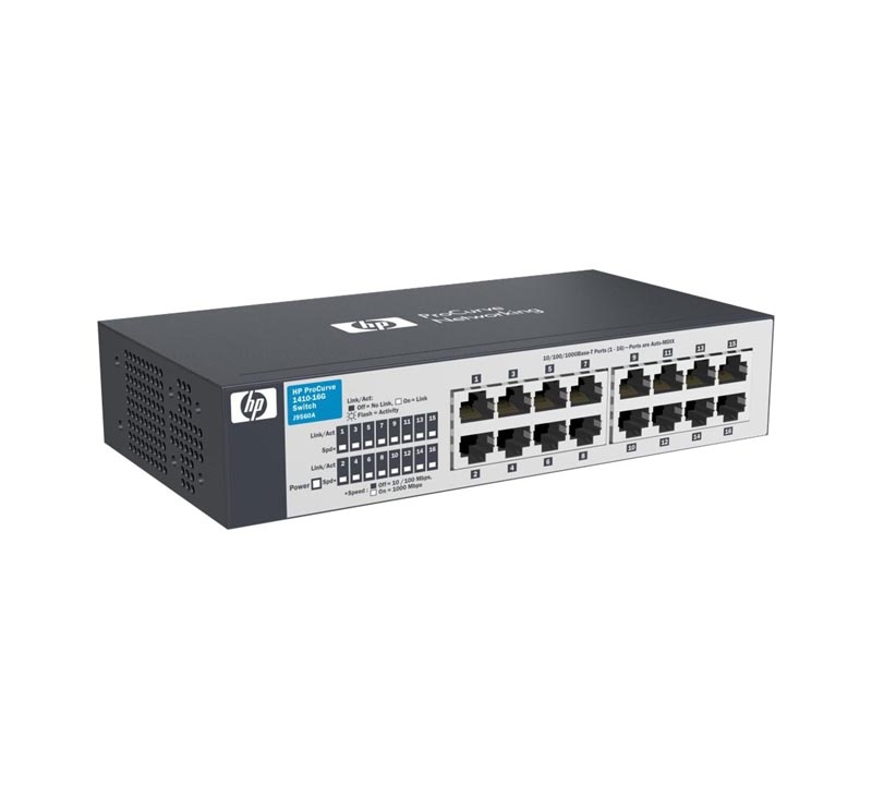 J9560-60101 | HP ProCurve 1410-16G 16 Ports 16 x RJ-45 10/100/1000Base-T Ethernet Switch