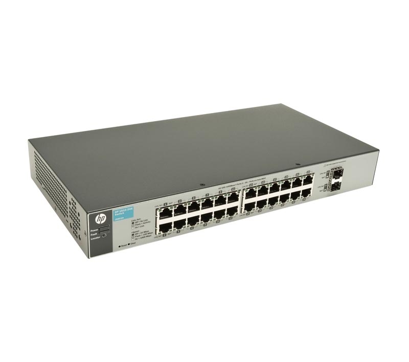 J9803AS | HP ProCurve 1810-24G 24-Ports Manageable Gigabit Ethernet 10/100/1000Base-T Rack-mountable Switch