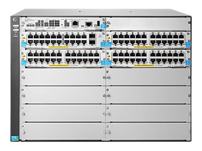 J9825-61001 | HP 5412R-92G-POE+/2SFP+ (No PSU) V2 ZL2 Switch Managed 92 X 10/100/1000 (POE+) + 2 X 10 Gigabit SFP+ Rack-mountable POE+
