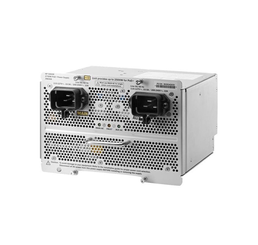 J9830A#ABA | HP 2750-Watts Power Supply (Plug-in Module) for 5406R, 5406R zl2, 5412R, 5412R zl2 Switches