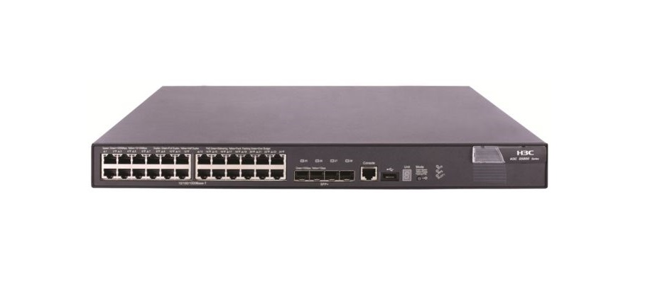 JC100A#ABA | HP ProCurve 5800-24G 24 x 10/100/1000 + 4 x Gigabit SFP / 10 Gigabit SFP+ Stackable Rack-mountable Layer 3 Switch