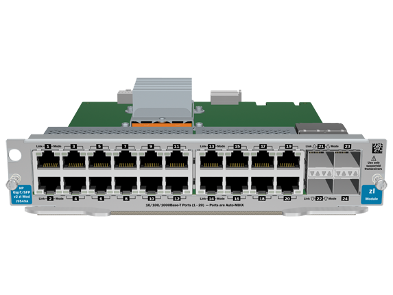JC669-61001 | HP 7500 20-Ports GIG-T / 4-Port GbE Combo PoE Upgradeable SC Module