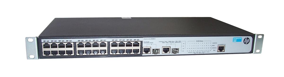 JD992-61101 | HP V1905-24-PoE 26 Port 2 Slot 24-Ports 10/100Base-TX 2 10/100/1000Base-T 2x SFP (mini-GBIC) Ethernet Switch