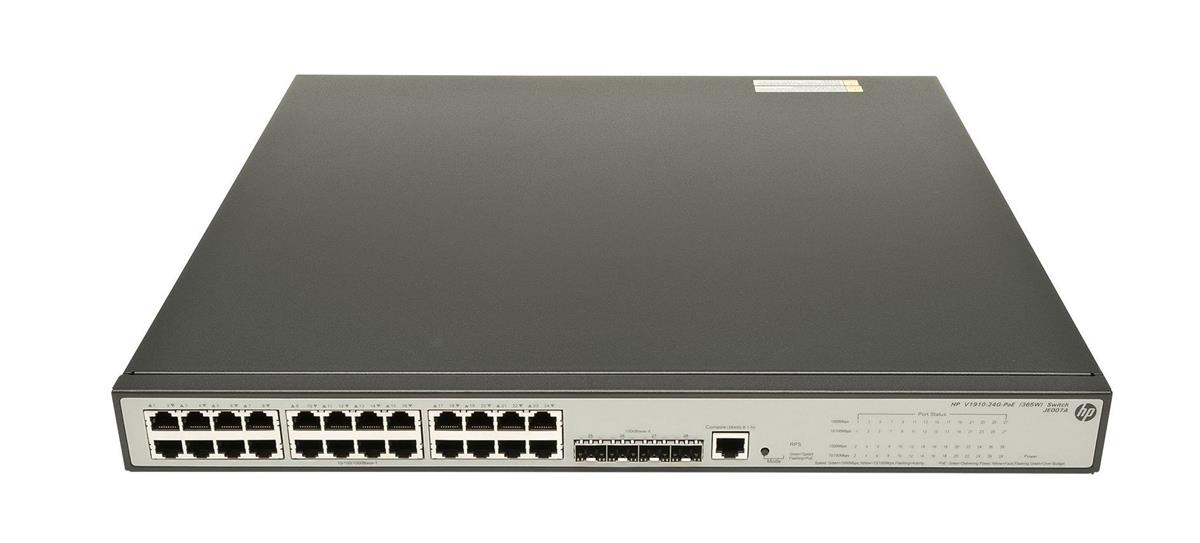 JE007A | HP ProCurve V1910 24G 24-Port Poe Switch