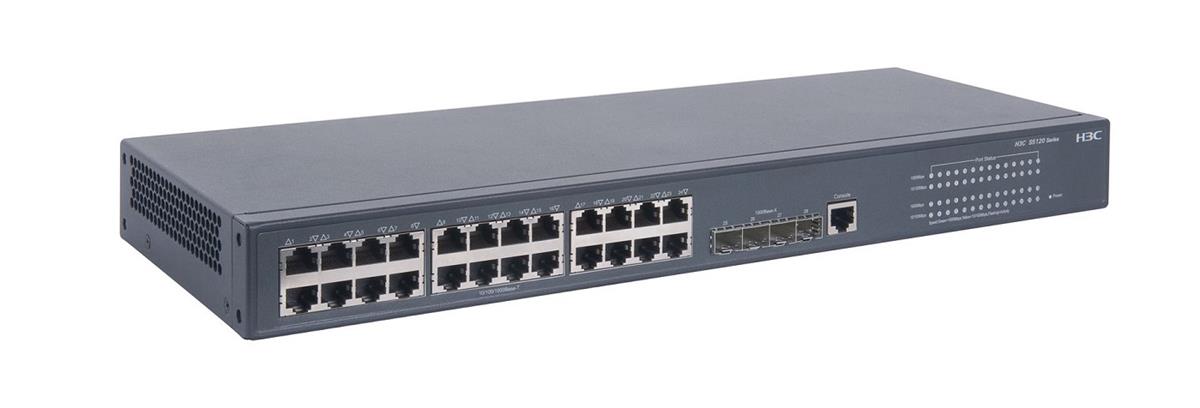 JE074-61101 | HP FlexNetwork 5120 48G SI 24-Port 24 x 10/100/1000 + 4 x SFP Gigabit Ethernet Rack-Mountable Network Switch