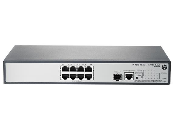 JG350A | HP ProCurve 1910-8G Poe 8-Port Switch