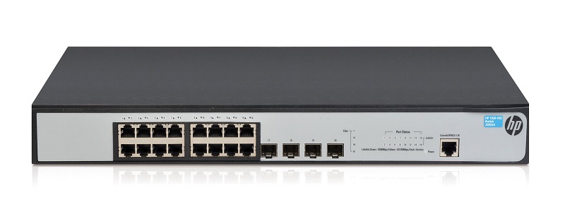 JG923-61101 | HP OfficeConnect 1920-16G 16-Port 16 x 10/100/1000Base-T + 4 x SFP Gigabit Ethernet Layer-3 Managed Rack-Mountable Switch