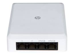 JH237A | HP NJ5000-5G-POE+ WALLJACK Switch 5 Ports - Managed - Desktop, Wall-Mountable, FLUSH-Mountable