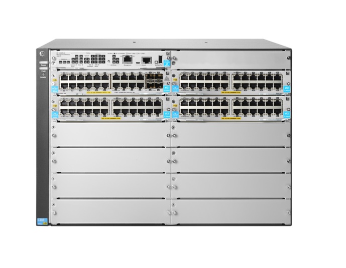 JL001A | HPE 5412R 92GT POE+ / 4SFP+ (No PSU) V3 ZL2 Switch 92-Ports Managed Rack-mountable