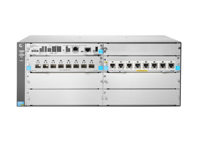 JL002-61001 | HP 5406R 8-Port 1/2.5/5/10GBASE-T POE+ / 8-Port SFP+ (No PSU) V3 ZL2 Switch 16-Ports Managed Rack-mountable