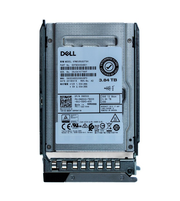 KPM5XRUG3T84 | Dell Toshiba 3.84TB SAS 12Gb/s 2.5-inch Read Intensive Solid State Drive