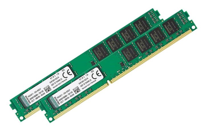 KVR16N11K2/16 | Kingston 16GB Kit (2 X 8GB) DDR3-1600MHz PC3-12800 non-ECC Unbuffered CL11 240-Pin DIMM 1.35V Low Voltage Memory