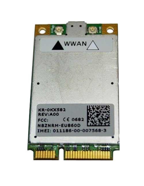 KX582 | Dell Wireless 5520 Mini-PCI Express 3G Broadband WWAN Card