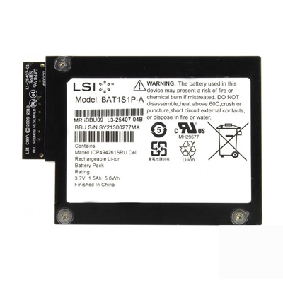 L3-25407-04B | LSI Logic LSIIBBU09 Battery Backup Unit for MegaRAID SAS 9265 and 9285 Series Controllers