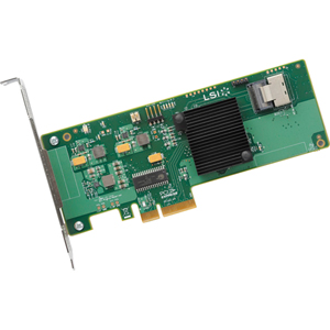 LSI00191 | LSI Logic 9211-4i SAS RAID Controller - Serial Attached SCSI (SAS) - PCI Express x4 - Plug-in Card - RAID Supported - 0 1 1E 10 RAID Leve