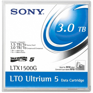 LTX1500W | Sony  LTO Ultrium 5 WORM Data Cartridge - LTO Ultrium - LTO-5 - 1.5 TB (Native) / 3 TB (Compressed)