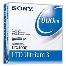 LTX400 | Sony  Data Cartridge - LTO Ultrium - LTO-3 - 400 GB (Native) / 800 GB (Compressed)
